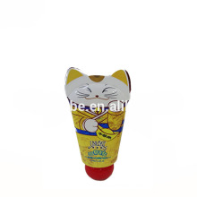 cute baby cosmetic packaging recycled compact plastic tube for face wash cream